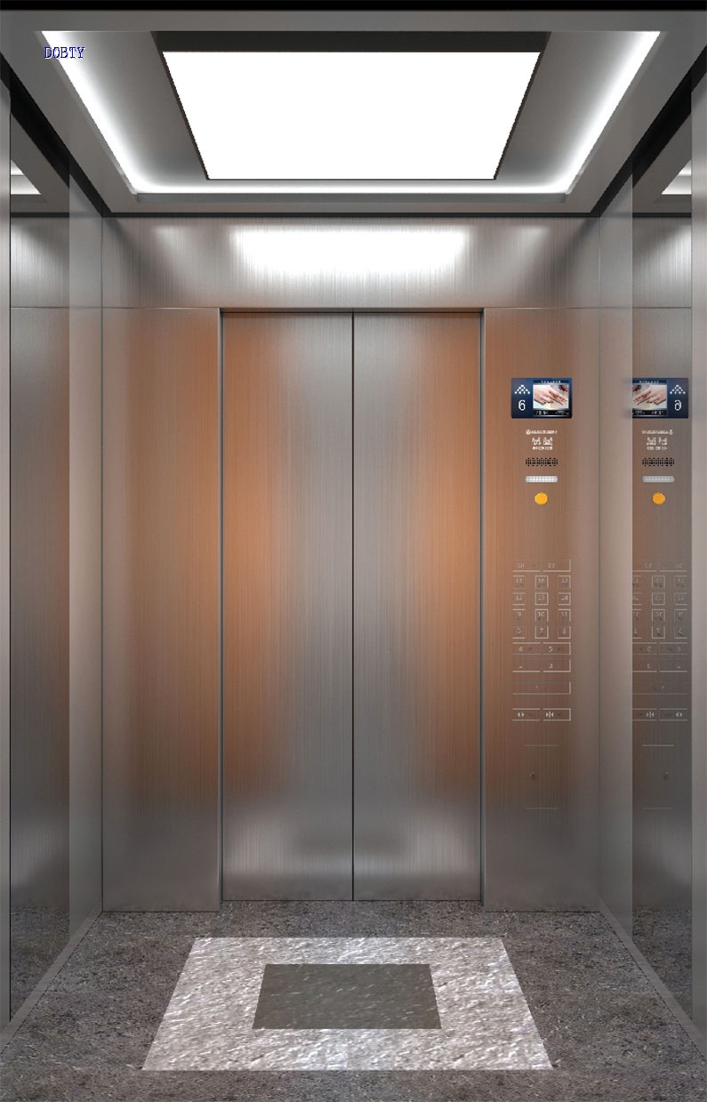 Mirror Stainless Steel Passenger Elevator