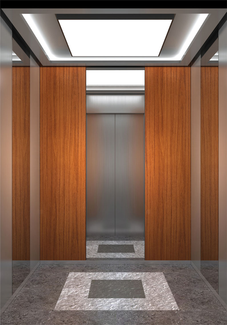 Mirror Stainless Steel Passenger Elevator
